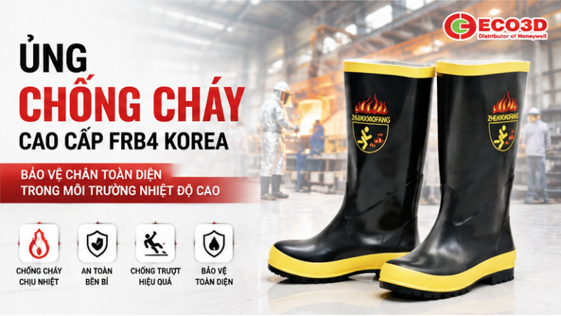 Ủng bảo hộ chịu nhiệt và chống cháy chuyên dụng cho ngành luyện kim